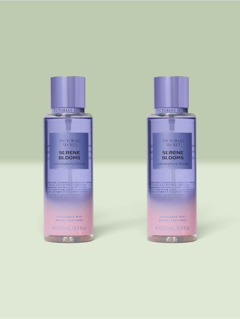 Victoria's Secret SERENE BLOOMS Fragrance Mist ~ 8.4 fl.oz. ( Lot of 2 )
